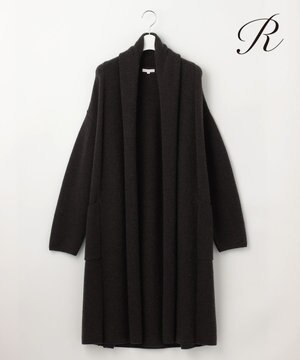  【R(アール)】カシミヤブレンド ニットアウター