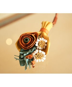  サンクスチャーム キイロの花束