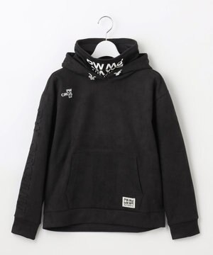 【WOMEN】スエード調 デタッチャブルフーディ