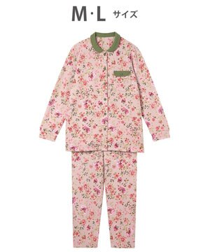  ワコール_リラックス＆スリープ パジャマ キルトニット素材(本体) あったか 長袖 長ズボン レディース KDW405 /ワコール