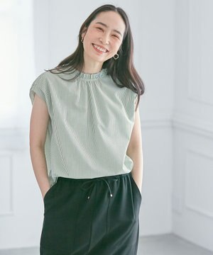  【UVカット/吸水速乾/抗菌防臭】エニィファンクション ノースリブラウス