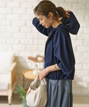  【UVケア・WEB限定】ライトジャージーパーカー