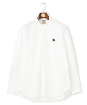  【大人気バックブル】バンドカラー オックスフォードシャツ