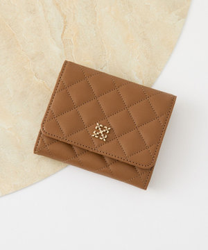  【2025AW新作】キルティングレザー二つ折りウォレット(SO-428)