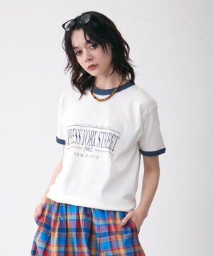  【UNISEX】リンガーＴシャツ