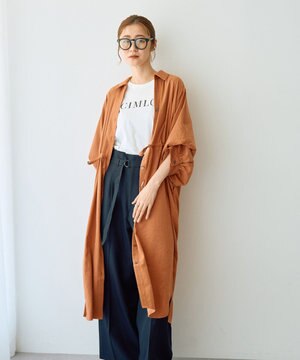  【UVカット】2way袖バルーンワンピース