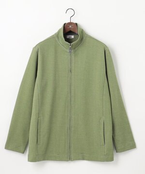  【キングサイズ・オーガニックコットン使用】フルZIPカラー ブルゾン