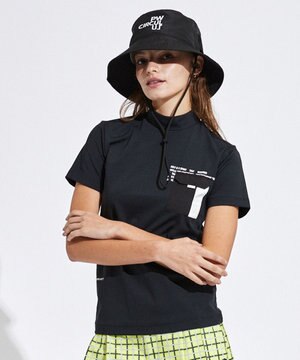 【UVカット / 吸水速乾 / 伸縮性抜群】【WOMEN】ポケットモック T ゴルフウェア レディース