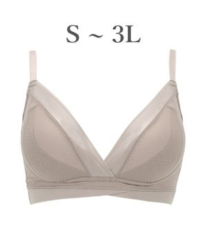  【BRADELIS Me / ノンワイヤーブラ】ハグミーブラレット ソフト補整 楽にナチュラルな谷間を作る補正ブラジャー ME118307