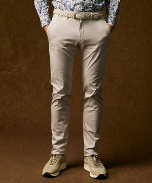  【キングサイズ・イタリア素材/ウエストも伸びる】ハイパワーサテンストレッチパンツ