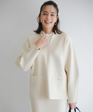  【加藤ローサさん着用】アンティークオーガンフリル ブラウス