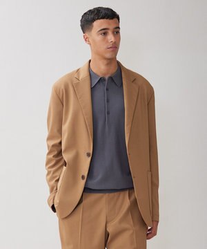  ウールライクテーラードジャケット