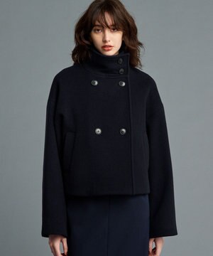 【撥水】プルーフ メルトン ショート ピーコート（uncrave STANDARD）