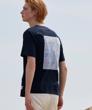  Reyn spooner×J.PRESS リバースプリント ポケットTシャツ