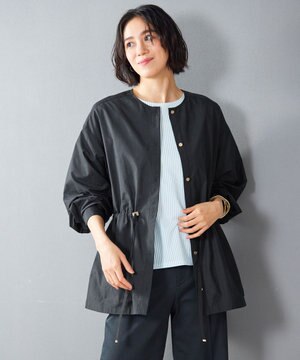  【洗える】シアーメモリー ブルゾン