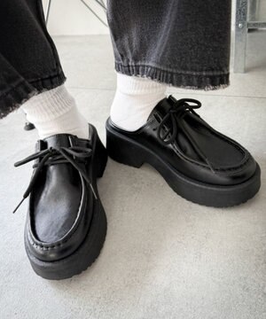  レースアップデザインサボ