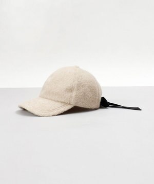  LANVIN en Bleu ランバン オン ブルー リボン付きボアキャップ