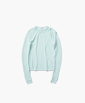  TENCEL SILK CIRCULER RIB | クルー＆クルーレイヤード