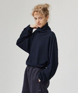  MOCK TURTLE NECK PULLOVER [UNISEX] モックタートルネックカットソー