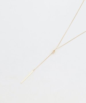  ノットリボンメタルネックレス