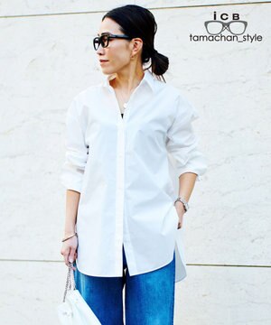  【ICB×tamachan_style コラボ】 スタイルアップ ビッグシャツ