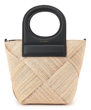  VIOLAｄORO アバカ メッシュ  2WAY バケットバッグ