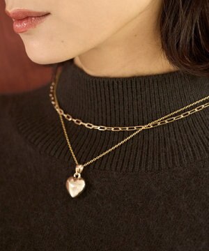  コイン/ハート ネックレス 2点セット