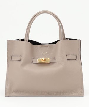 【VIOLAd'ORO】イタリアンWフェイスレザー トートバッグ