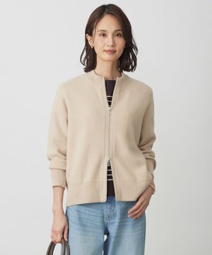  CAT ジップアップ ブルゾン ニット