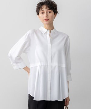  【見上愛さん着用/洗える】CANCLINI ハーフスリーブ シャツ