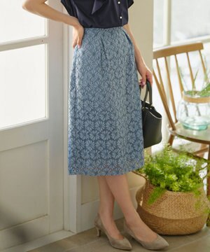  マーガレットフラワーレース スカート