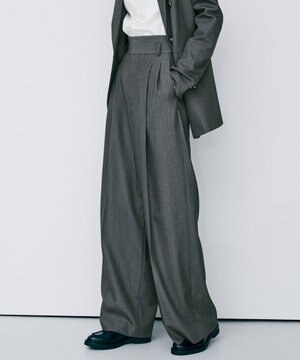  TWドビードスキン ワイドトラウザー