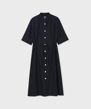  シャーリング シャツ ワンピース