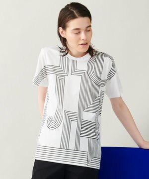 【 柚香 光さん着用・洗える】ロゴグラフィック Tシャツ