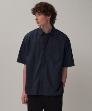  SUVIN BROAD | ウォッシュハーフスリーブシャツ - UNISEX