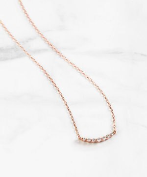 【WEB限定】FRILL DIAMOND NECKLACE K10 ダイヤモンド ネックレス