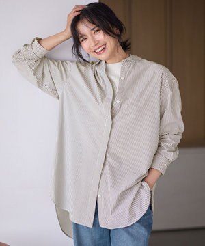  【手洗い可能/抗菌防臭/UVカット/速乾】ロングシャツ