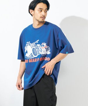 【UNISEX】UVカット アートコラボTシャツ〈BEAR〉