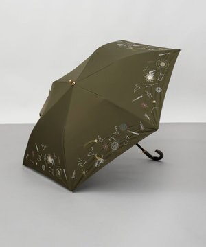 Beaurance （ビューランス）刺繍晴雨兼用パラソル（折りたたみ傘）