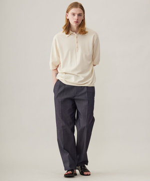  FINE MOVE ニットポロ [24年春夏商品]