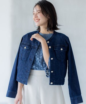  【23AW】パールボタンデニム ジャケット