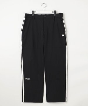 【撥水加工/ストレッチ】サイドストライプ ワイドパンツ ゴルフ