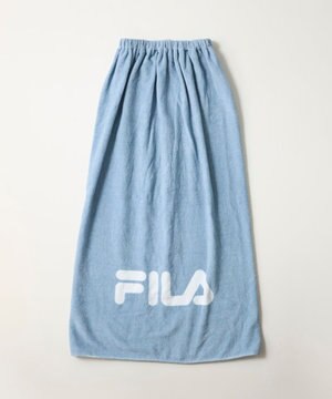  【FILA】ブランドロゴ綿ガーゼ巻きタオル