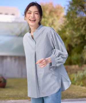 【WEB限定】エニィファンクション　スキッパーブラウス