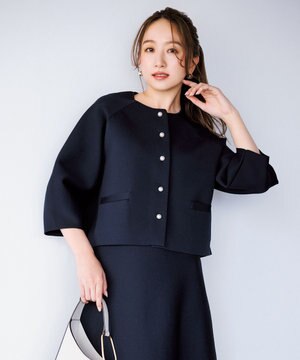  BEAUTY FORM KNIT パールボタン カーディガン