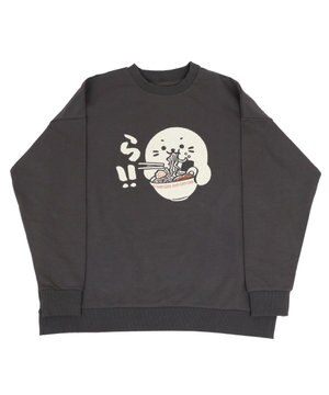  しろたん ゆるトレーナー 《ら！！》 ユニセックス