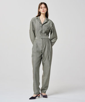 ヘリンボーンスーツ オールインワン(uncrave WHITE)