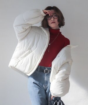 【25年秋冬新作/SMサイズ展開】2WAYフードパファーブルゾン