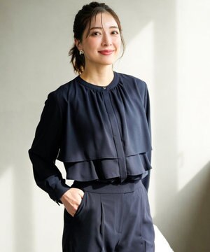  ノーブルジョーゼット ブラウス