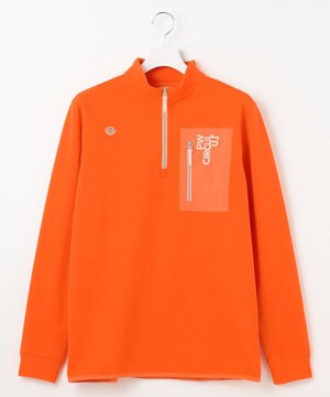 【MEN】 ハーフジップカットソー